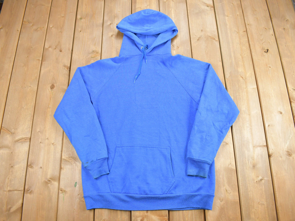 Vintage 1980s Tultex Blank Hooded Sweatshirt