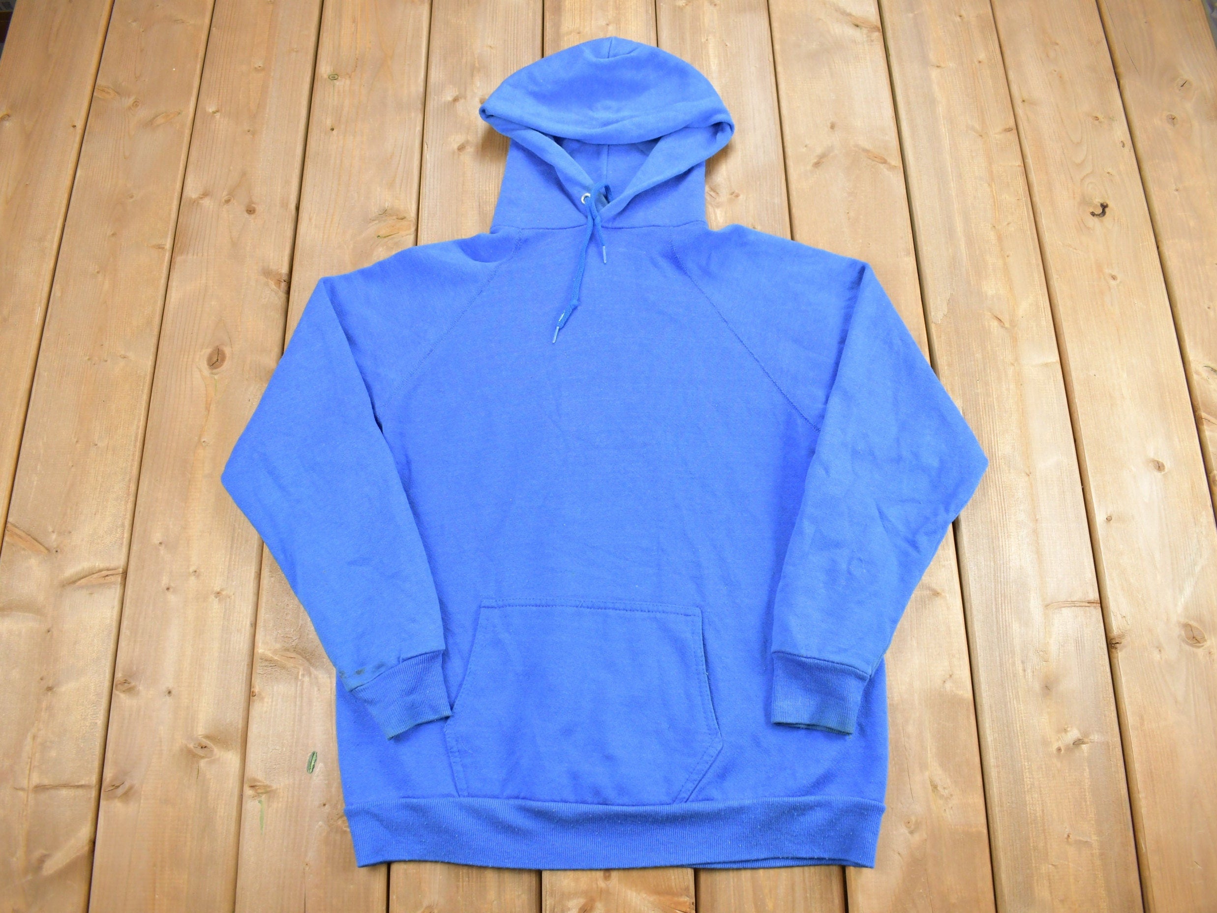 Vintage 1980s Tultex Blank Hooded Sweatshirt