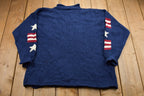 Vintage 1980s Country Seat American Graphic Knitted Sweater