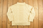 Vintage 1980s Bonner of Ireland Cable Knitted Sweater