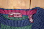 Vintage 1990s John Ashford Striped Knitted Sweater