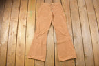 Vintage 1970s Plusbottoms Flared Bell Bottom Trousers Size 24 x 28