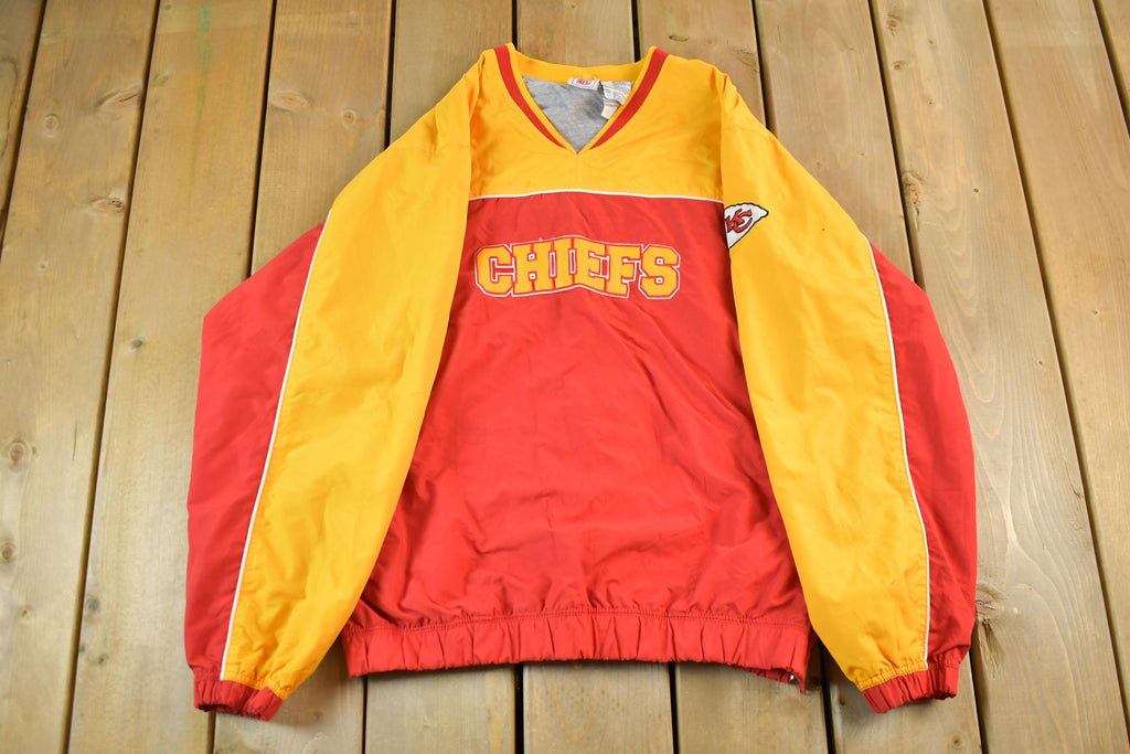 Vintage 2000s Kansas City Chiefs NFL Pullover Jacket Youth XL