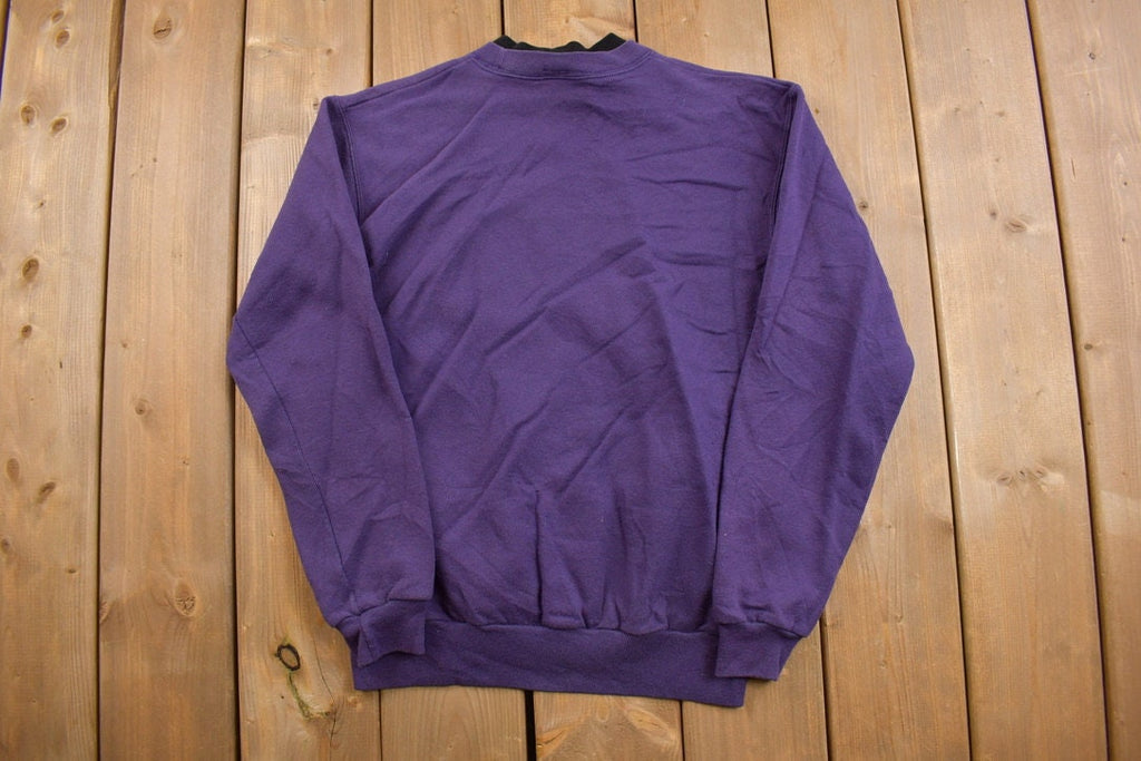 Vintage 1990s Top Stitch Cute Hearts Crewneck Sweater