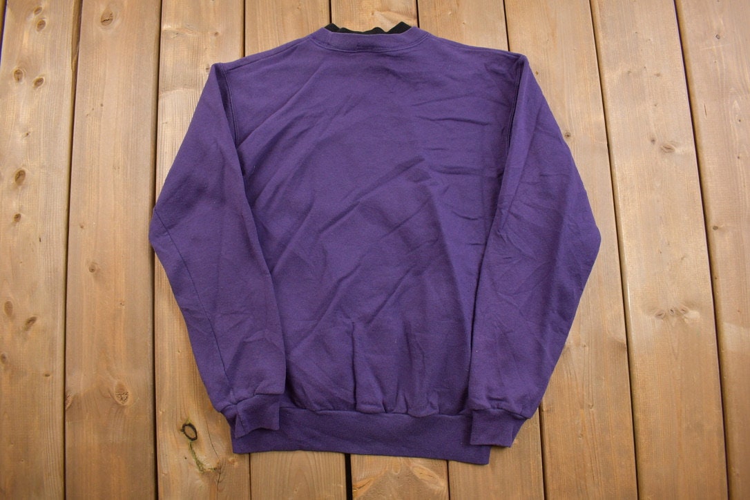 Vintage 1990s Top Stitch Cute Hearts Crewneck Sweater