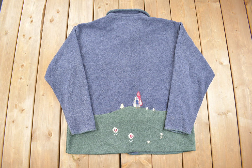 Vintage 1990s Cute Button Up Sweater