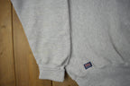 Vintage 1990s BATES Spell Out Crewneck Sweatshirt Made In USA Size XXL