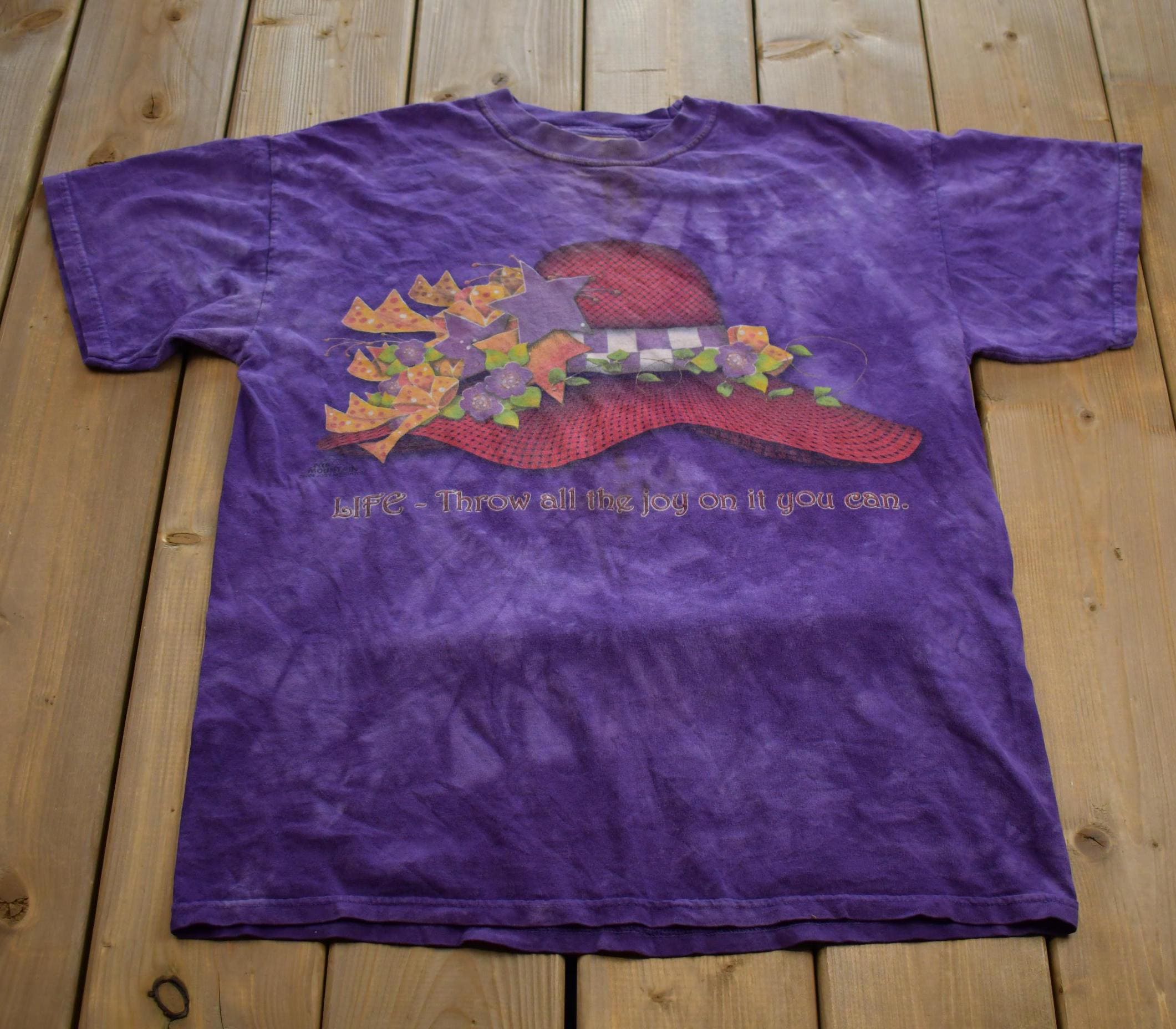 Vintage 1990s The Mountain LIFE Graphic T-Shirt