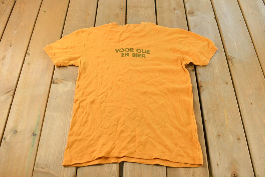 Vintage 1980s Dutch Beer Graphic T-Shirt Men's M