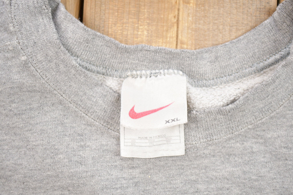 Vintage 1990s Nike Embroidered Mini Swoosh Crewneck Sweatshirt
