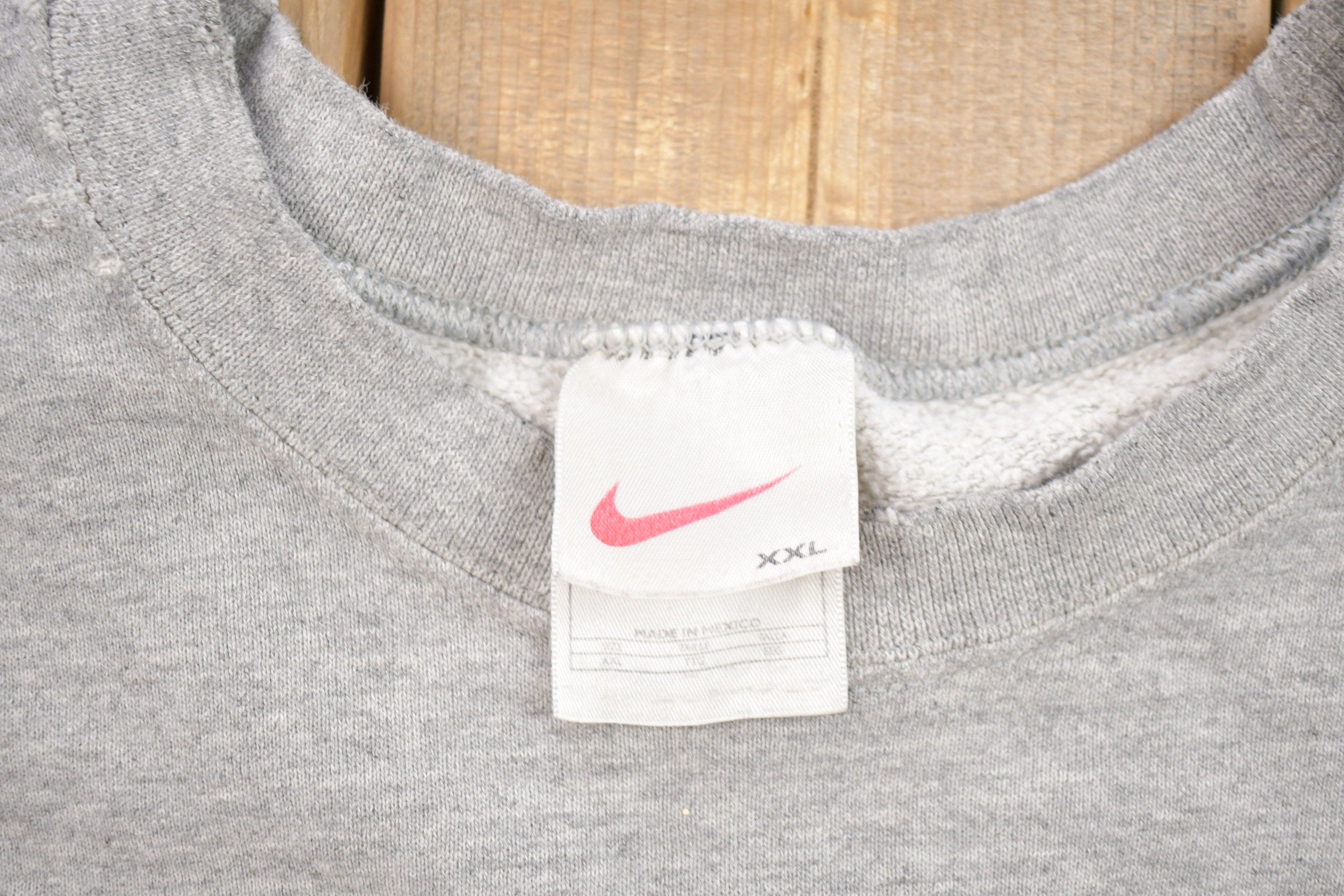 Vintage 1990s Nike Embroidered Mini Swoosh Crewneck Sweatshirt