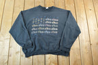 Vintage 1990s American Tradition Motorcycle Souvenir Crewneck Sweatshirt