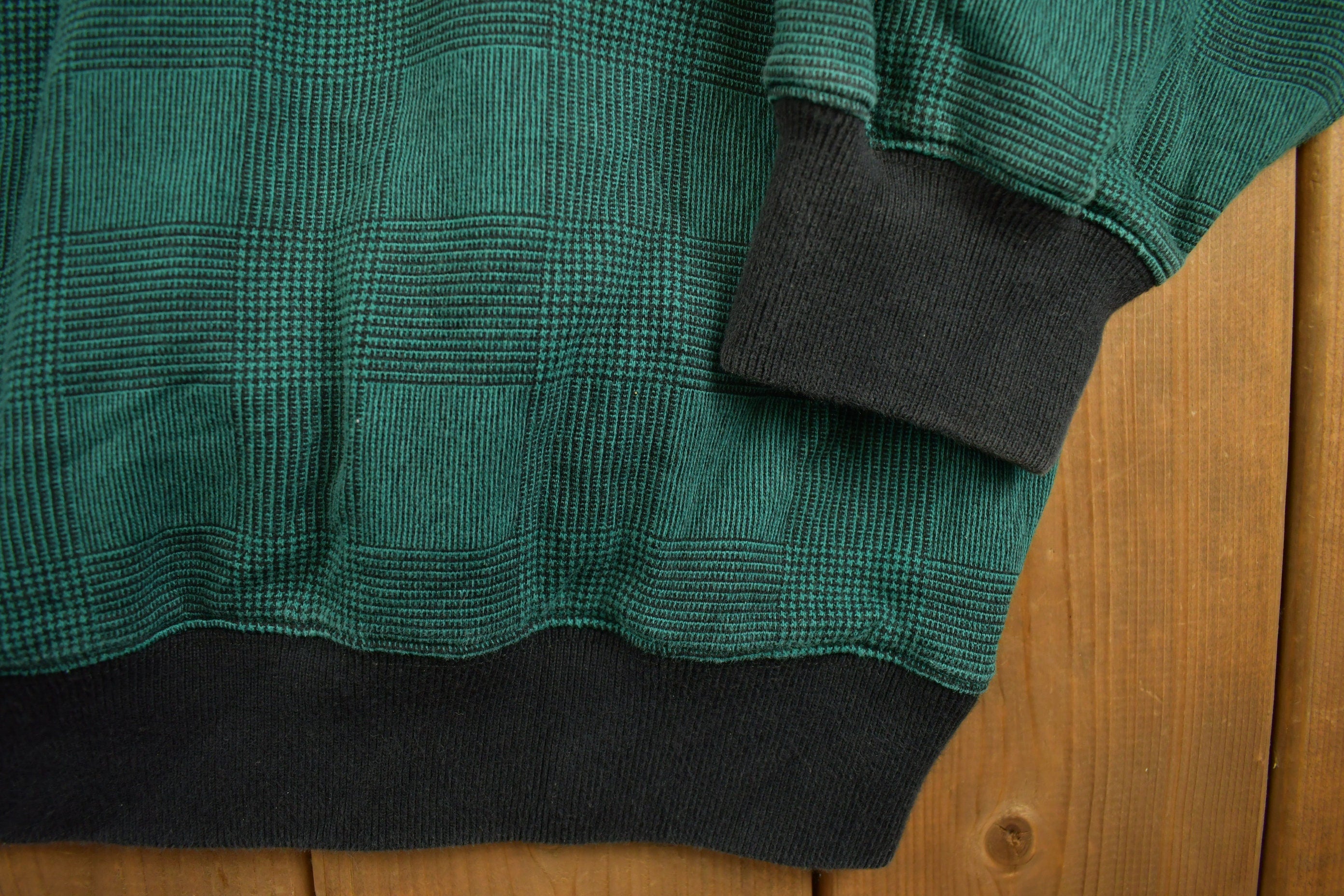 Vintage 1990s Arrowhead Country Club Slazenger Checkered Sweatshirt