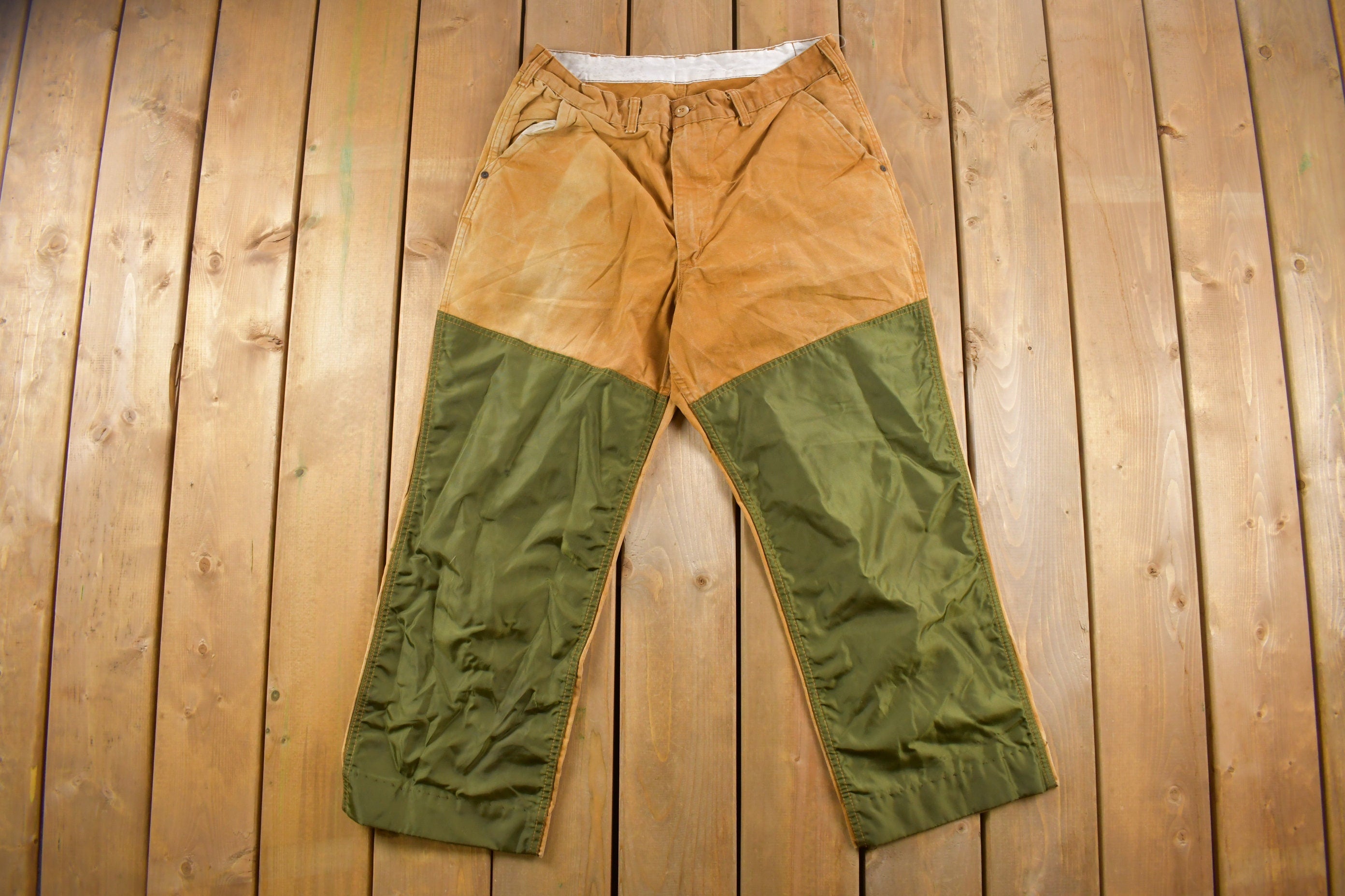 Vintage 1990s SaftBak Double Knee Nylon Pants Size 33 x 27