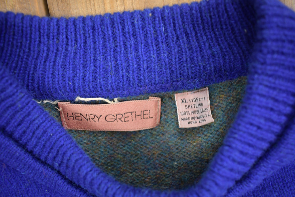 Vintage 1990s Henry Grethel Knit Sweater