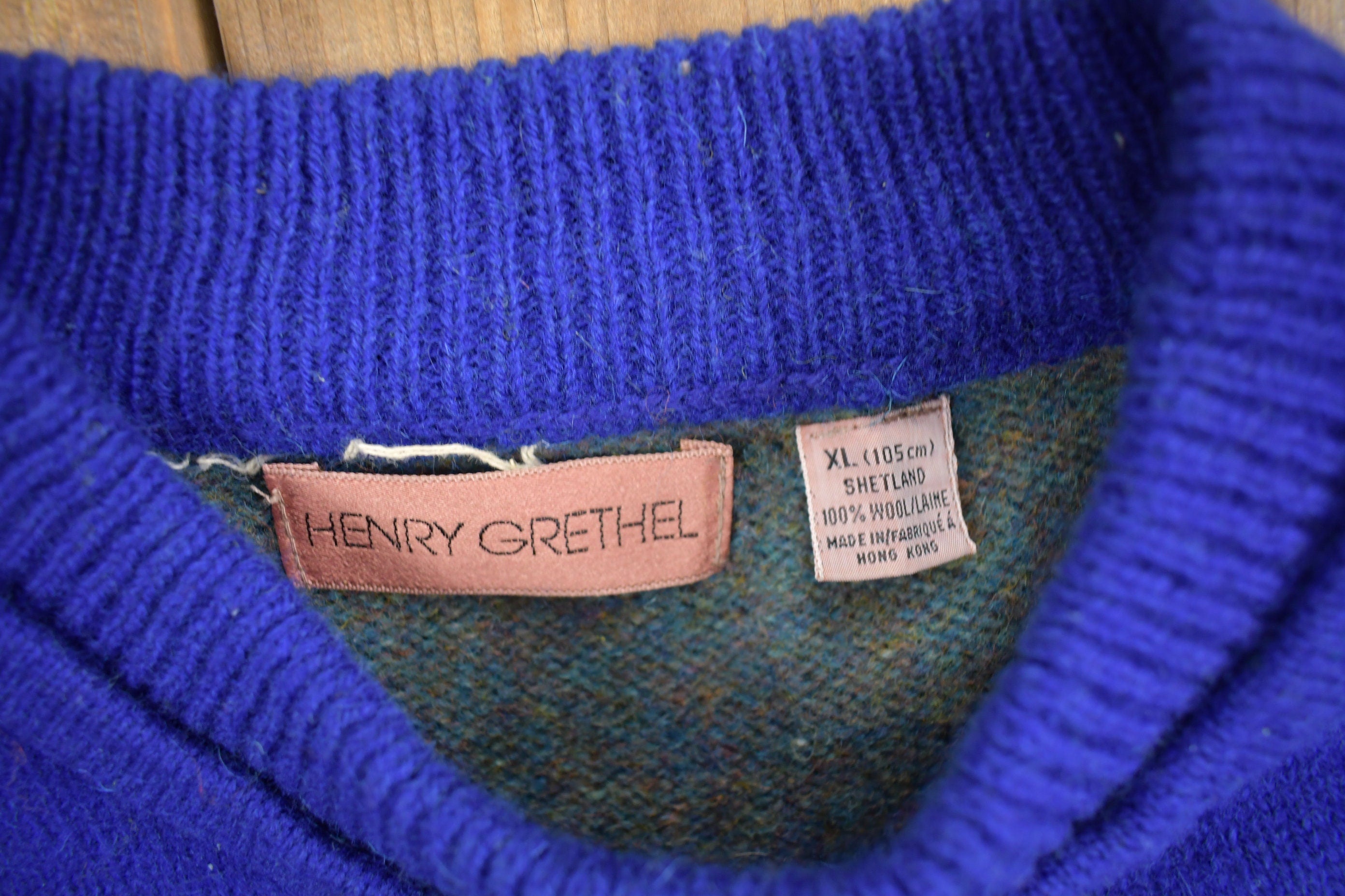Vintage 1990s Henry Grethel Knit Sweater