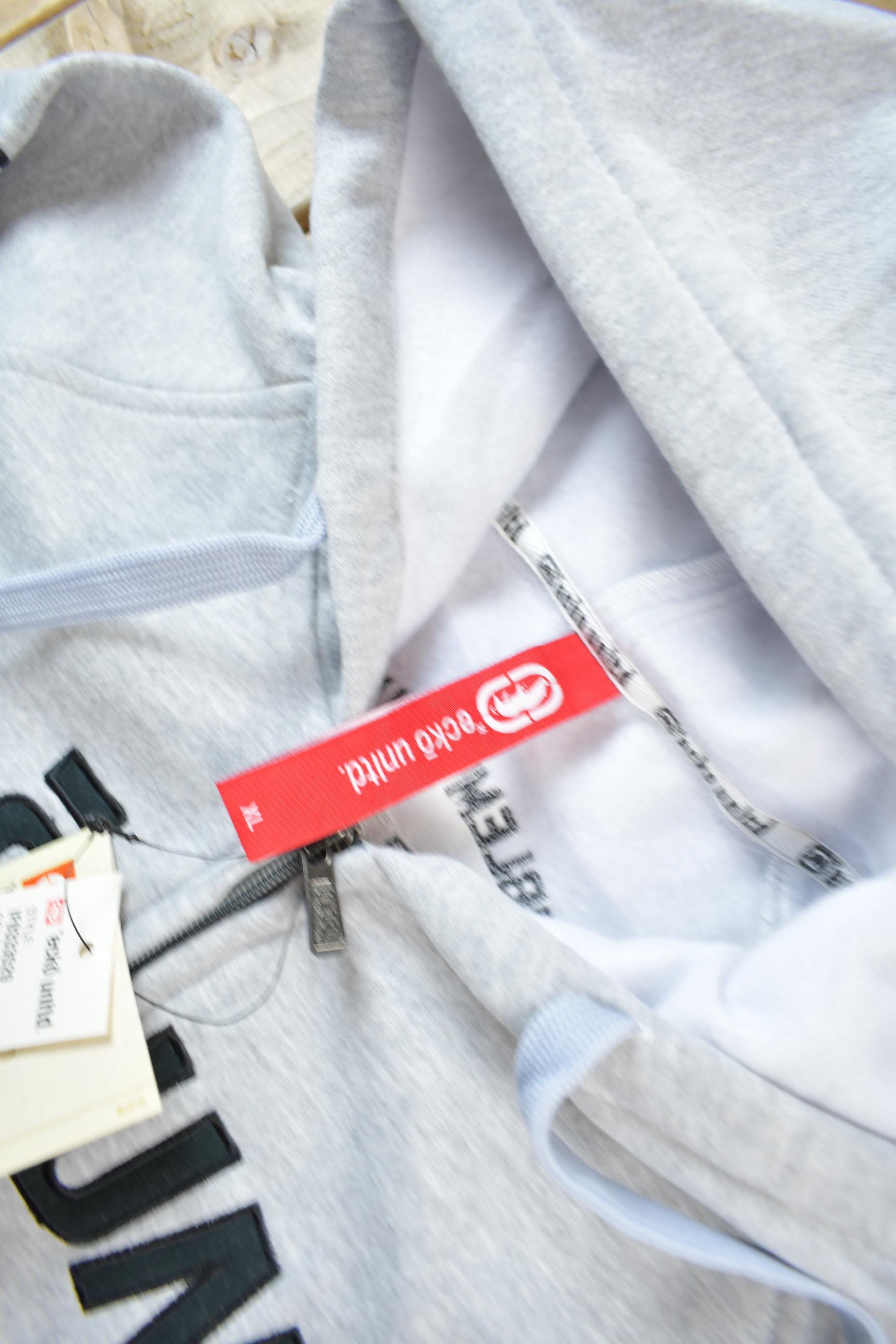 Vintage Deadstock Y2K Ecko Embroidered Zip Up Hoodie Size XL / Streetwear / Oversized / Y2K Style / Vintage Ecko / NWT