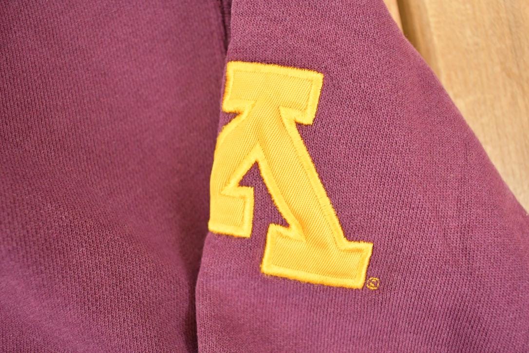 Vintage 1990s Jansport Minnesota University Hoodie Sweater Men's L
