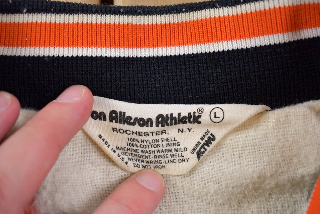 Vintage 1990s Byron Tigers Illinois Satin Bomber Jacket