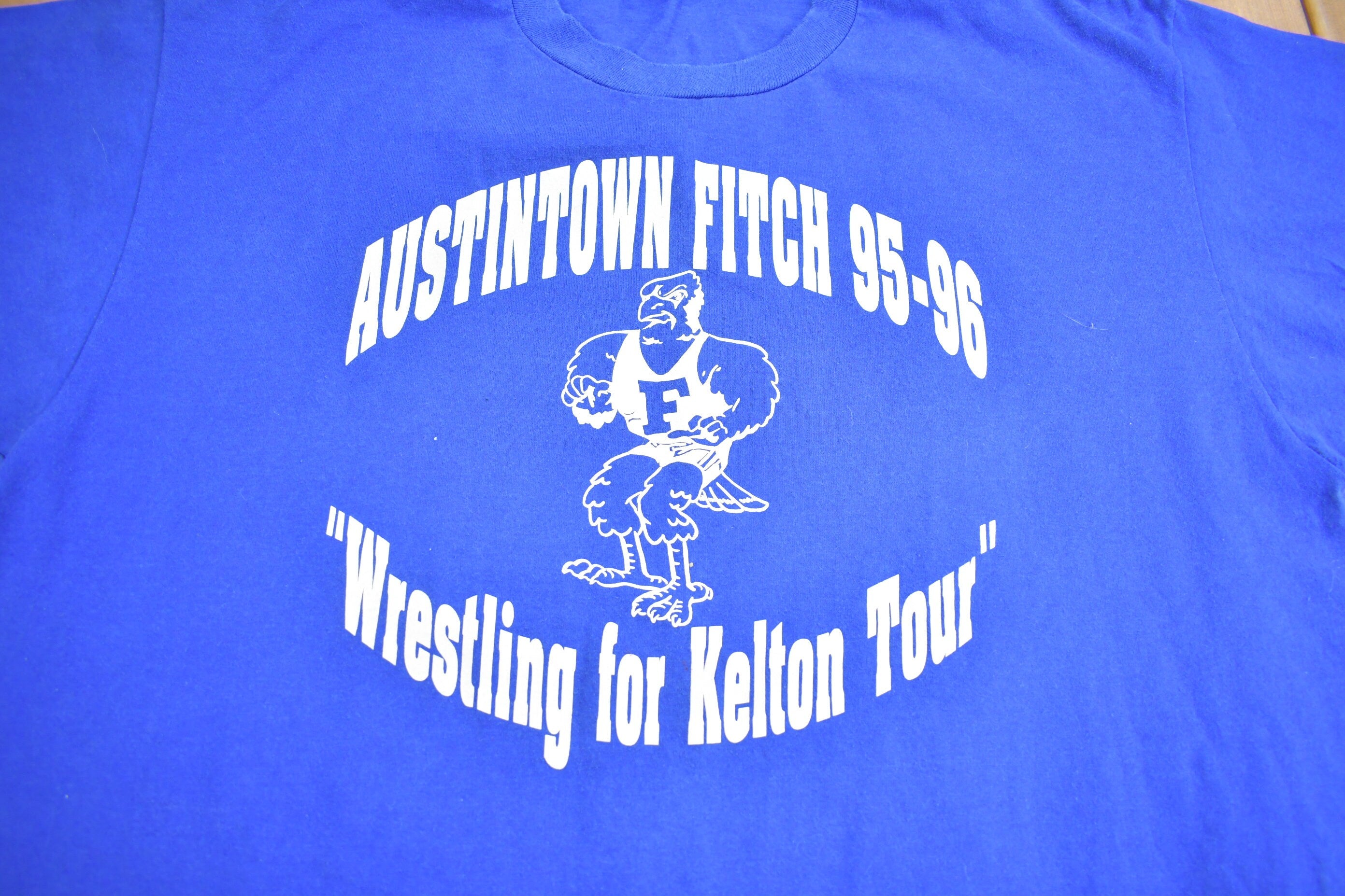 Vintage 1996 Austintown Fitch Wrestling Graphic T Shirt