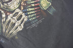 Vintage 1992 Bad To The Bone Single Stitch 3D Emblem T-Shirt Made In USA Size XL