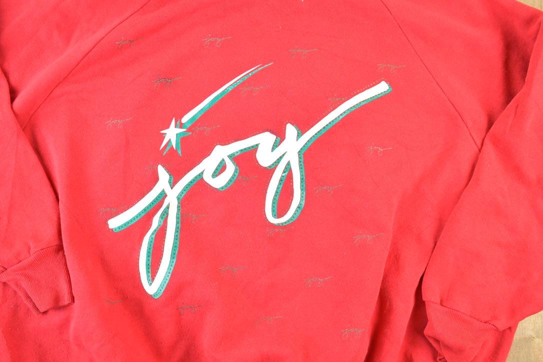 Vintage 1990s Joy Gopher Sport Cute Collared Crewneck Sweater Made In USA