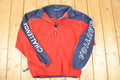 Vintage 1990s Nautica Challenge Fleece Quarter Zip Outdoorsman Sweater Men's L