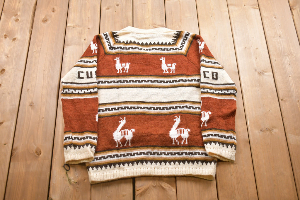 Vintage Knitted Machupiccu Sweater