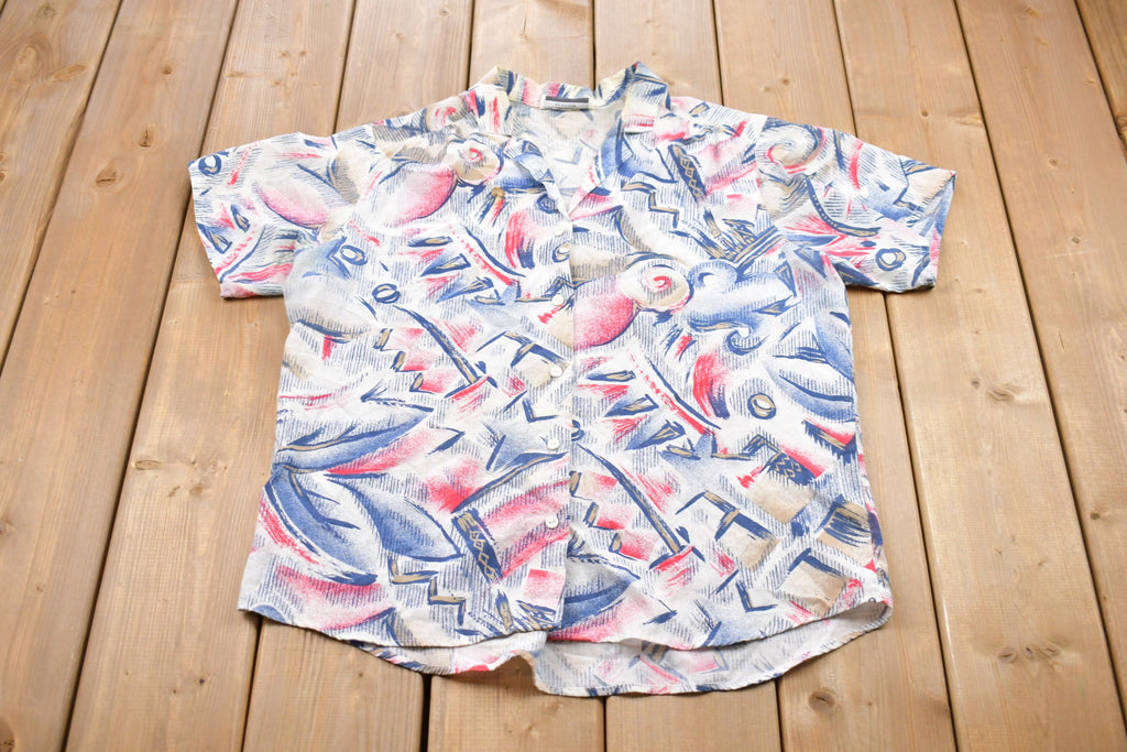 Vintage 1990s Active Altitude All Over Print Shirt