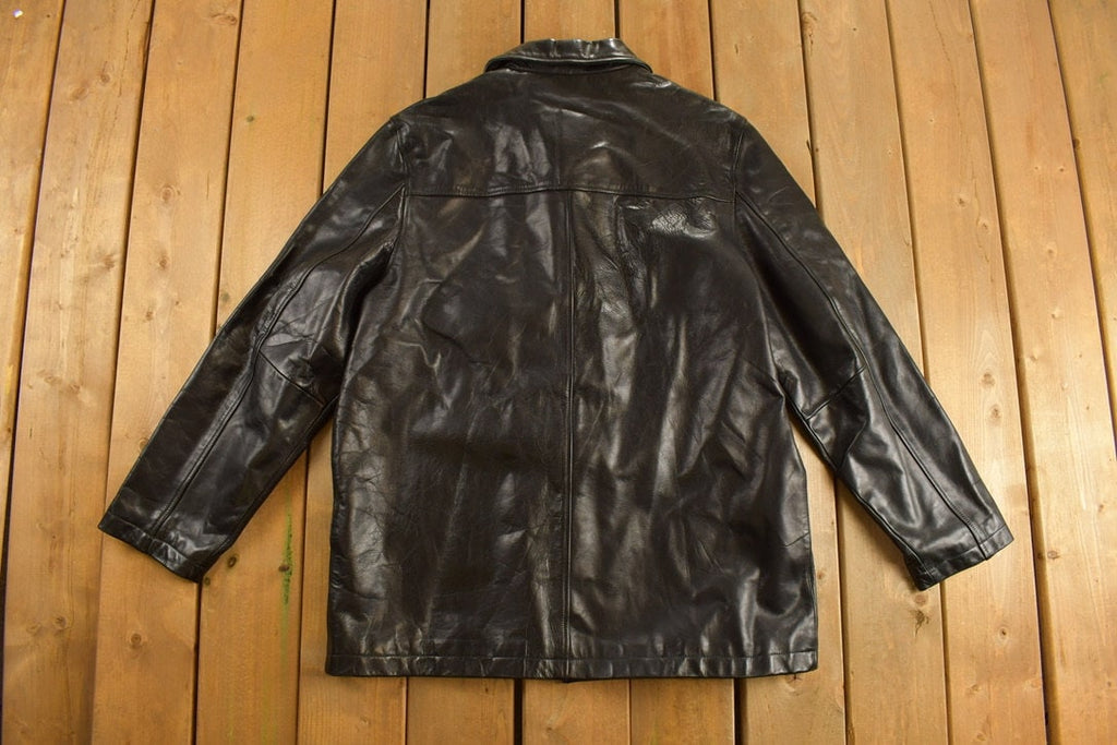 Vintage 1990s Roundtree & Yorke Leather Coat