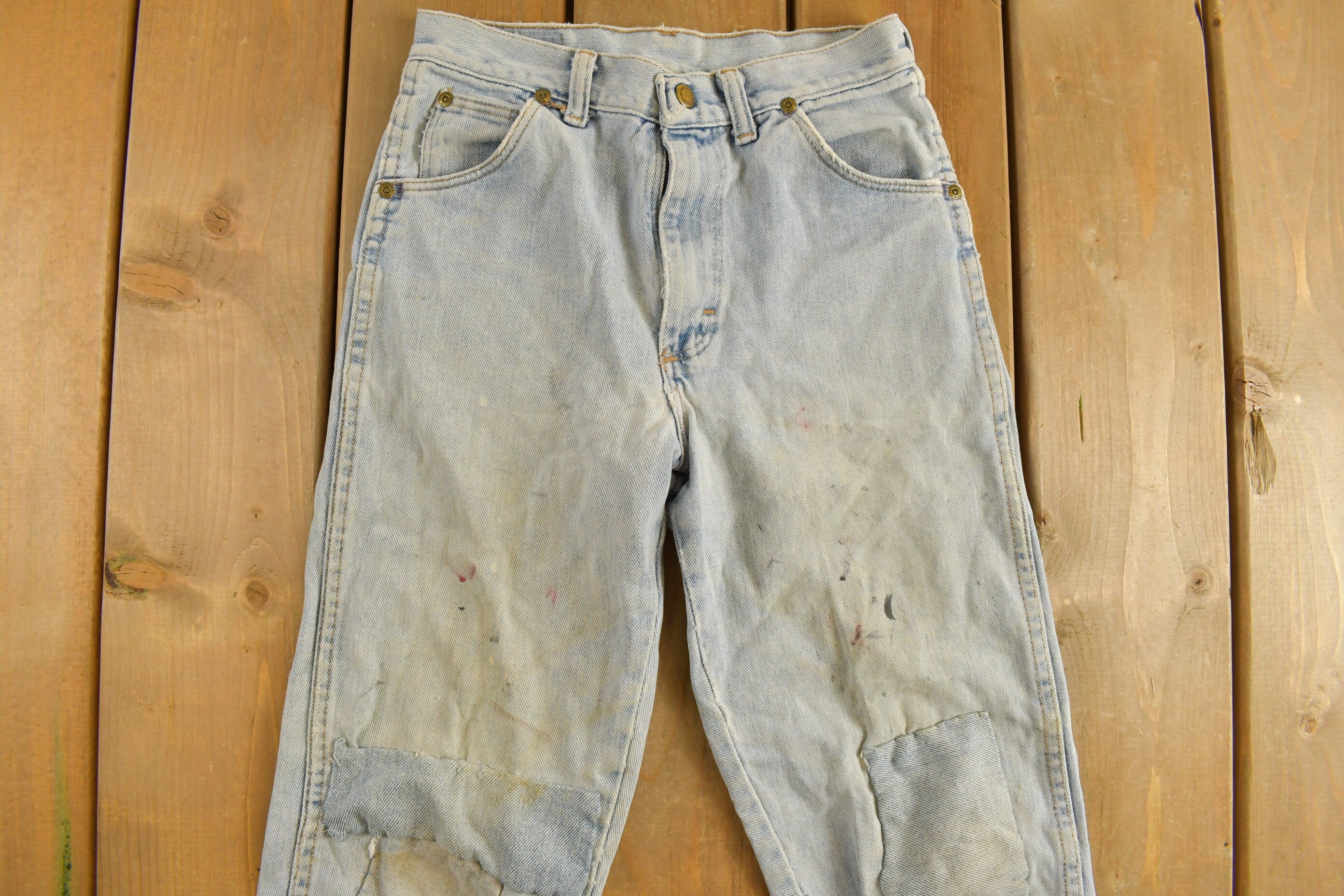 Vintage 1990s Youth Wrangler Light Wash Jeans Size 25 x 25