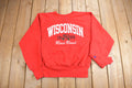 Vintage 1999 Wisconsin Rose Bowl Champion Reverse Weave Crewneck Sweatshirt