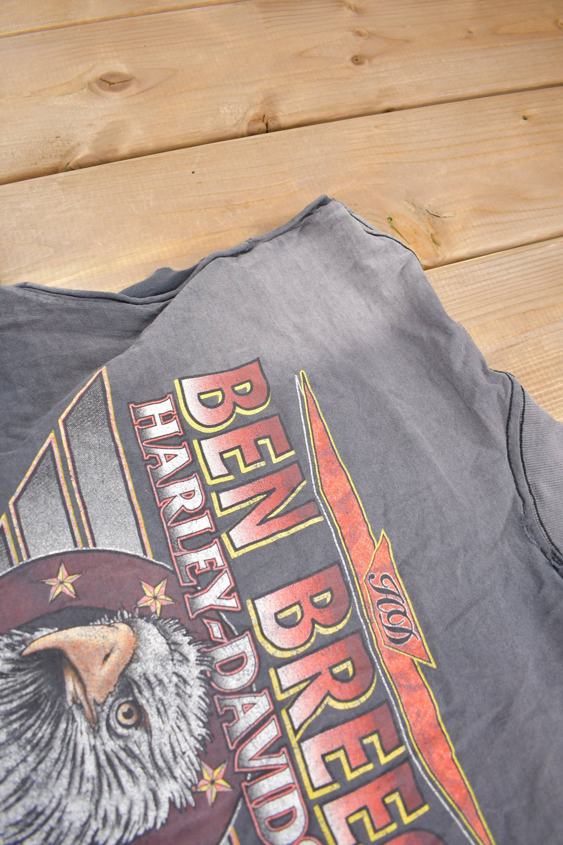 Vintage 1993 Ben Breece Harley Davidson Ottawa Ohio T-Shirt