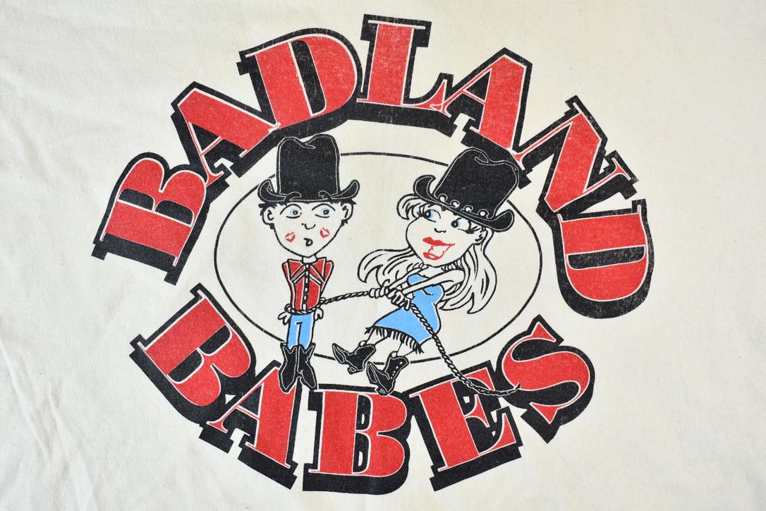 Vintage 1990s Badland Babes Old West Cowboys Graphic T-Shirt