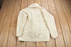 Vintage 1980s Blarney Woolen Mills Cable Knit Sweater