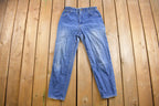 Vintage 1990s LEE Blue Wash Tapered Mom Jeans