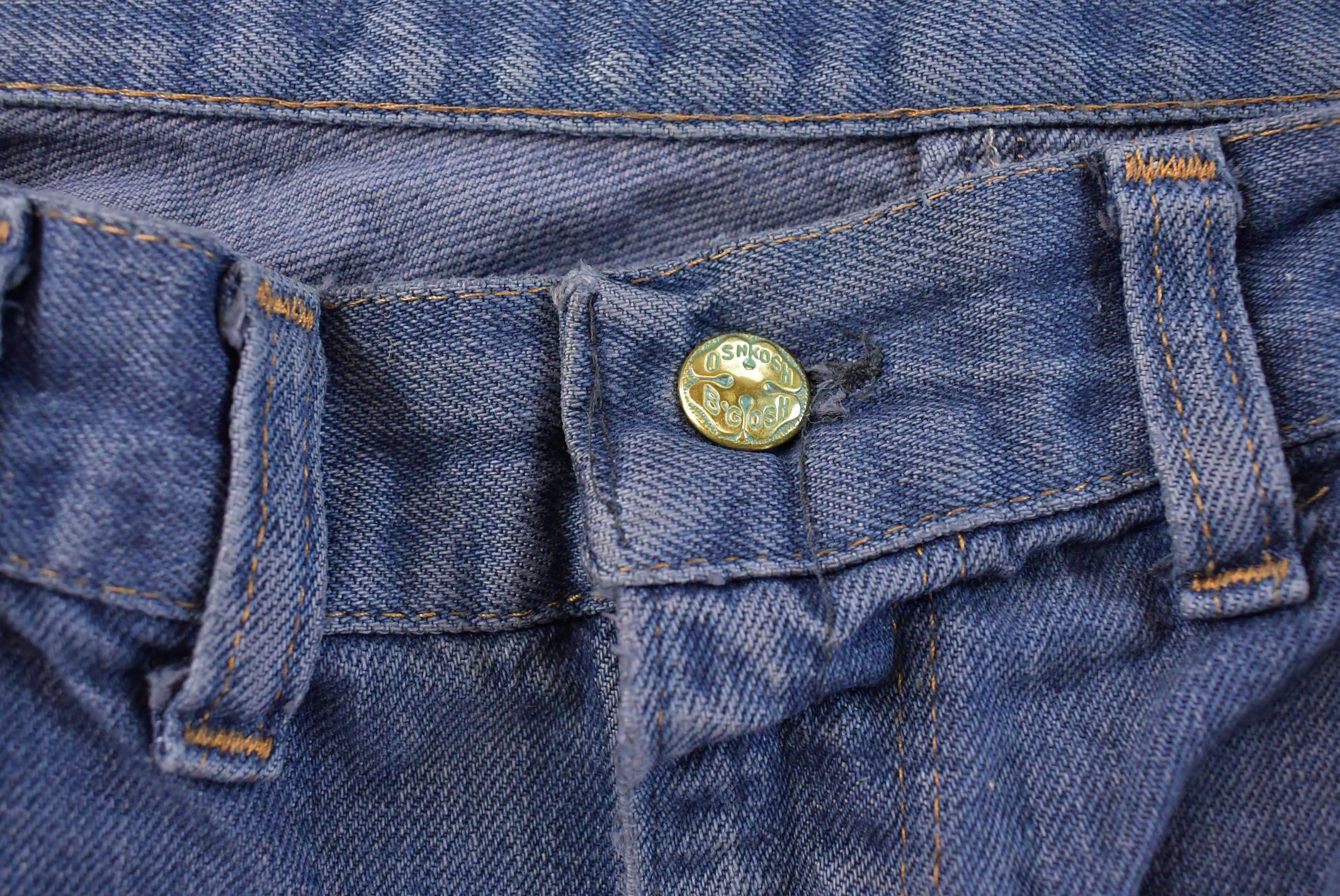 Vintage 1960s Osh Kosh B'Gosh Denim Jeans Men's 38 x 28.5