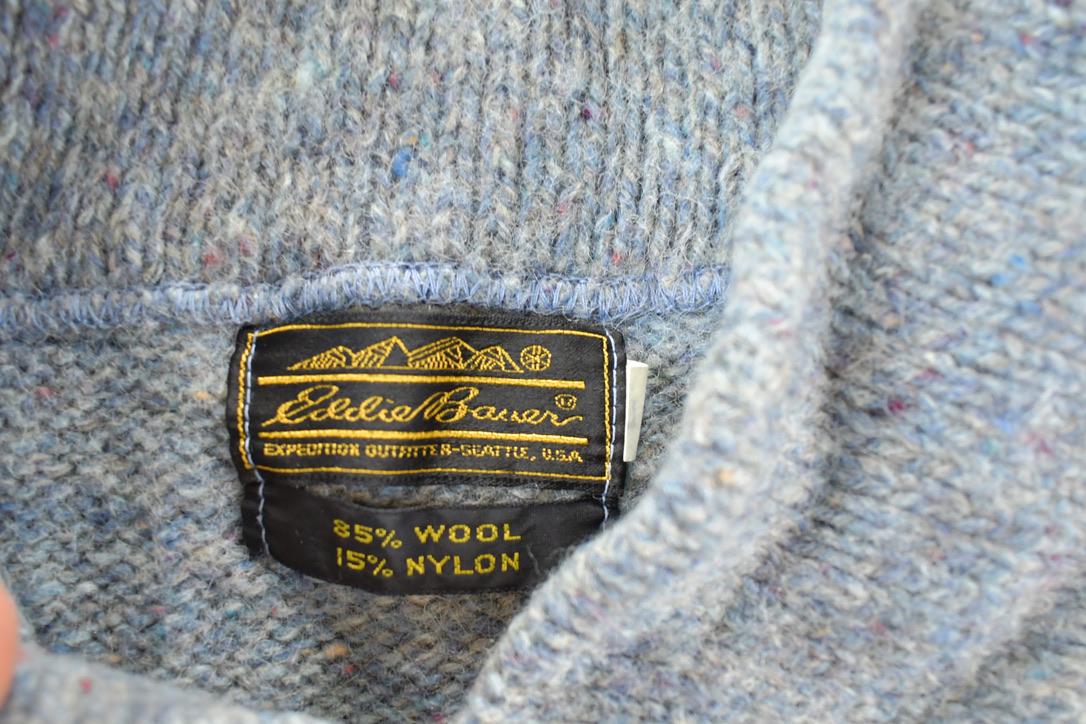 Vintage 1990s Eddie Bauer Wool Knit Sweater Mens L