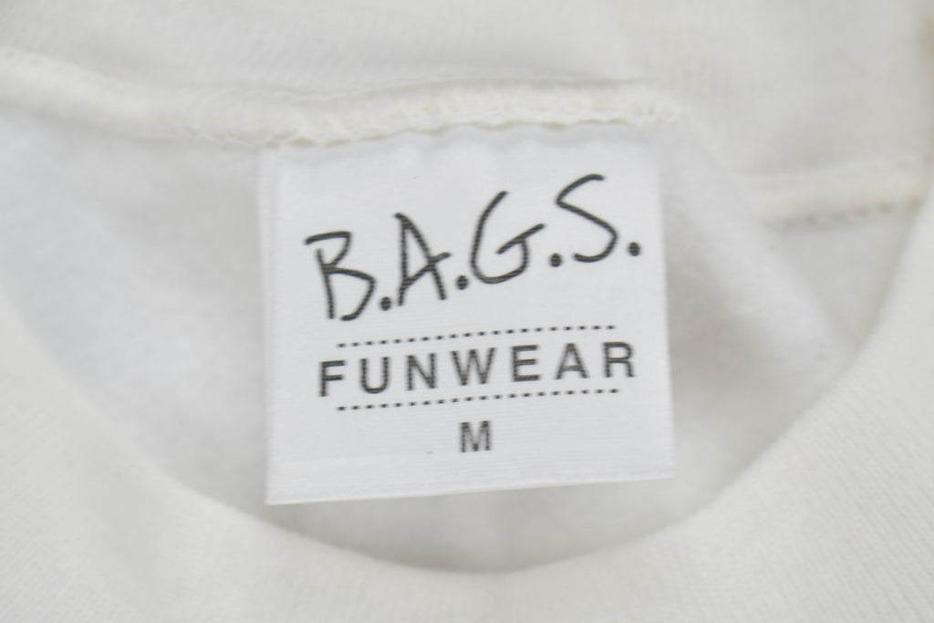 Vintage 1990s Blank White Crewneck Sweatshirt