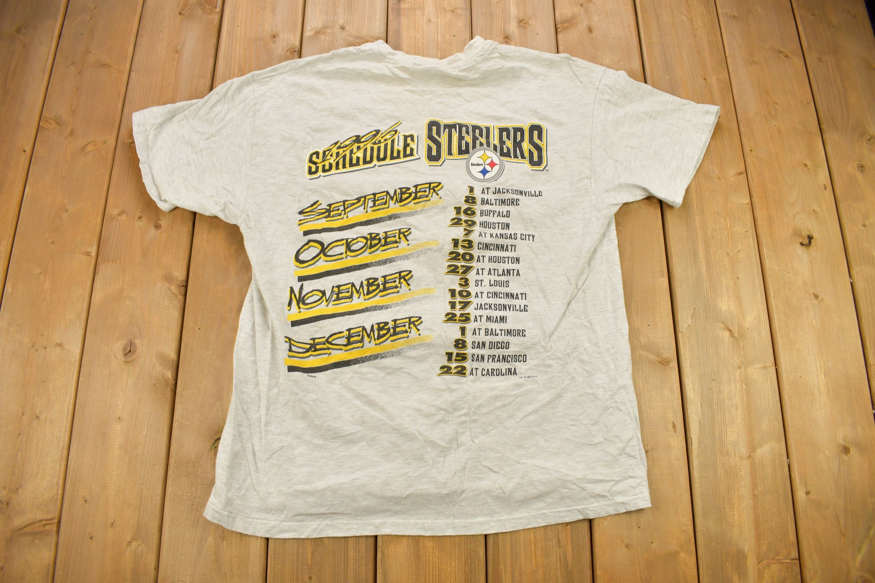 Vintage 1996 Pittsburgh Steelers NFL T-Shirt