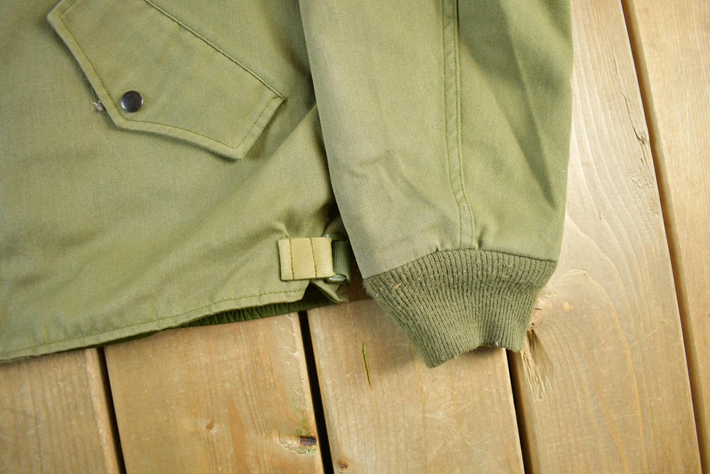 Vintage 1980s Army Military Flyers Jacket Men's Large