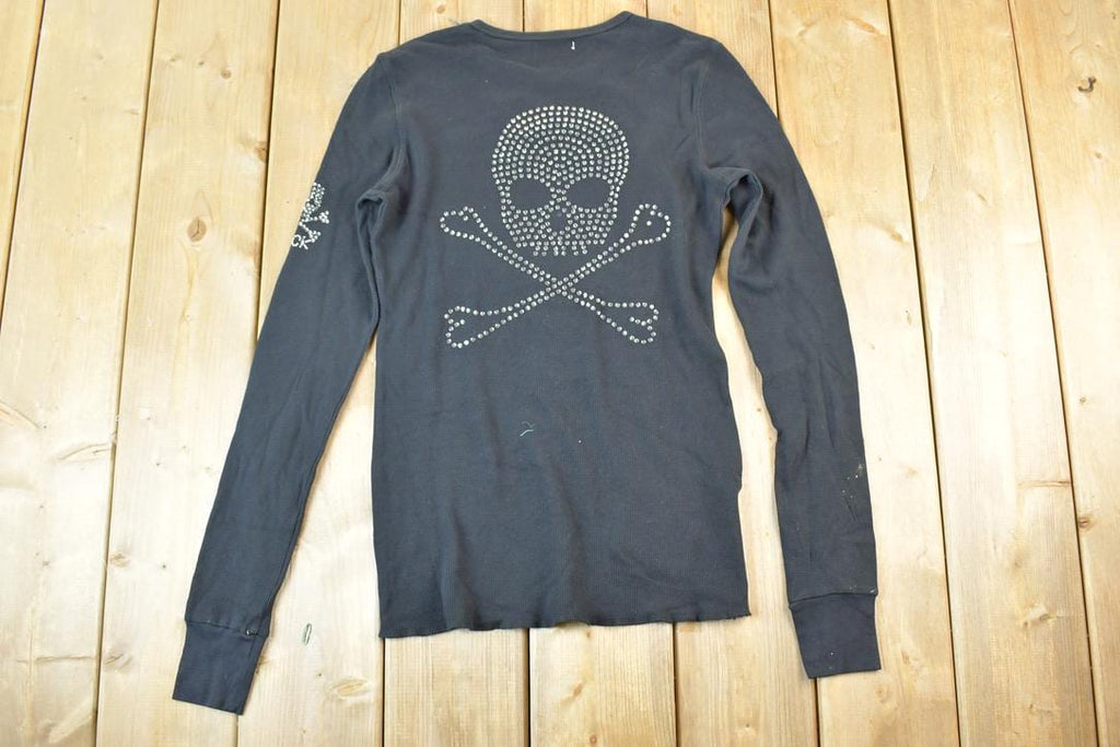 Deadstock Y2K Vintage Vigoss Gold Bedazzled Rock T-Shirt