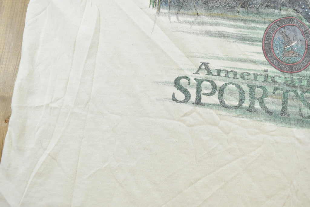 Vintage 1990s American Sportsman Loon T-Shirt Men's 2XL