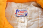 Vintage 1970 Embroidered Vikings Football Bomber Bomber Jacket