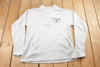 Vintage 1990s Clearwater Beach Florida Quarter Zip Sweatshirt