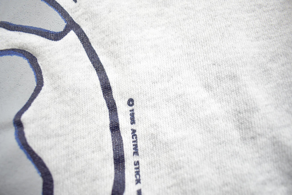 Vintage 1995 Active Stickwear Crewneck Sweatshirt Made In USA