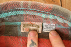 Vintage 1990s Five Brother Plaid Western Style Button Up Shirt Men's XL