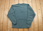 Vintage 1990s Russell Athletics Blank Henley Sweatshirt