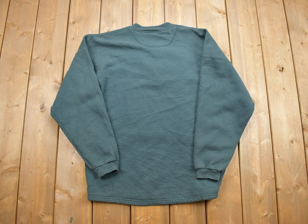 Vintage 1990s Russell Athletics Blank Henley Sweatshirt