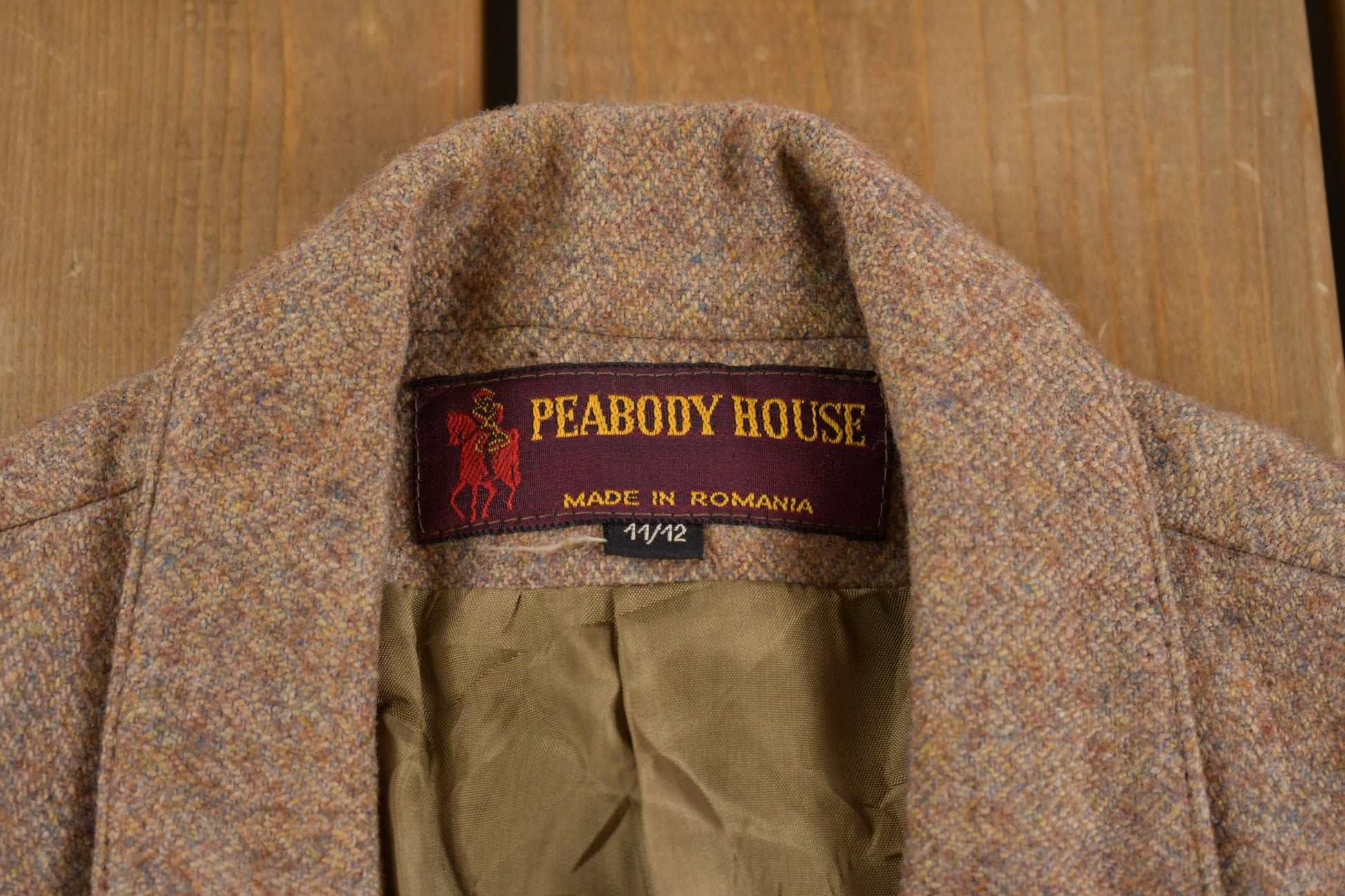 Vintage 1970s Wool Blazer